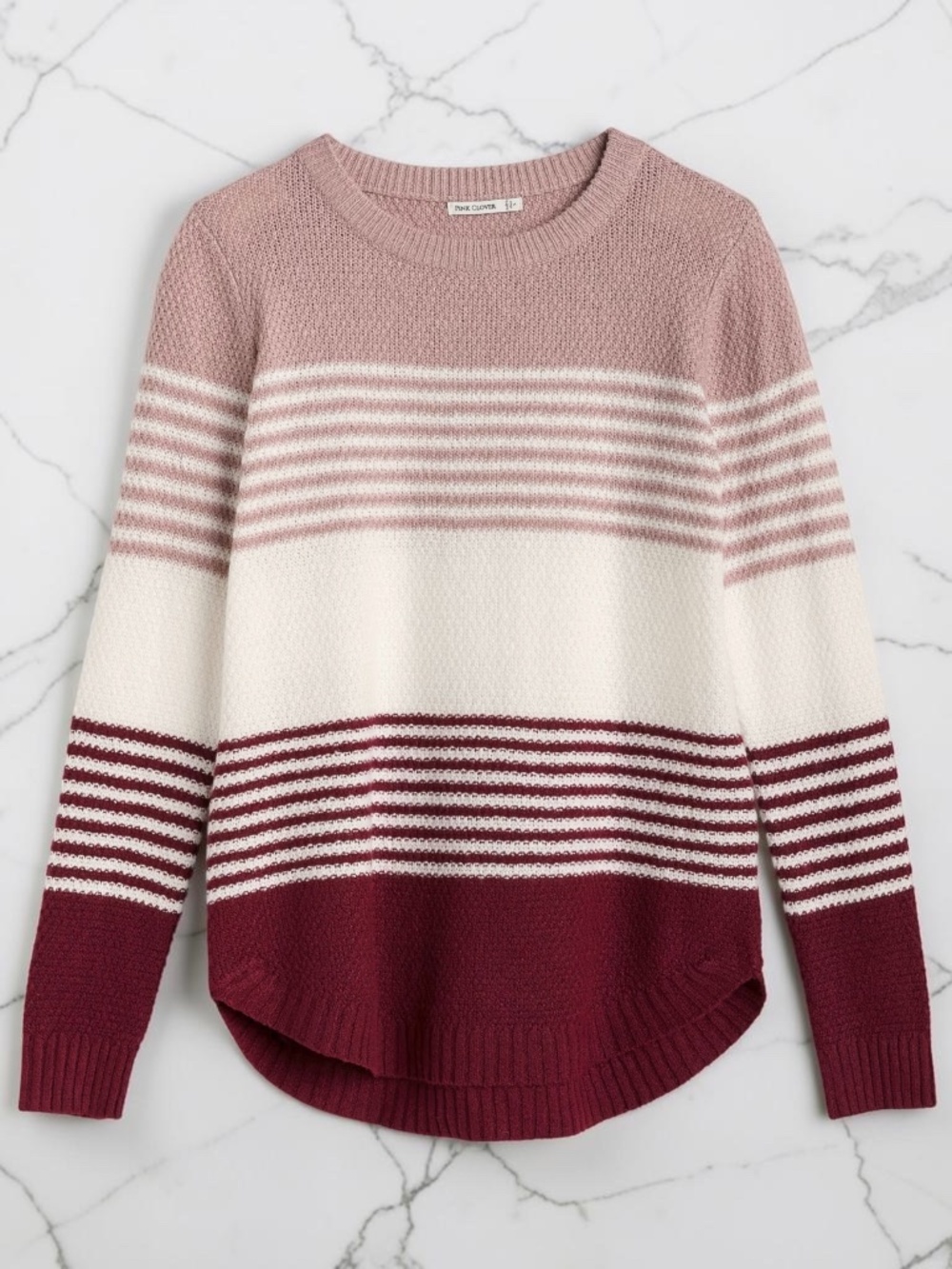 Pink Clover Nickole Textured Sweater